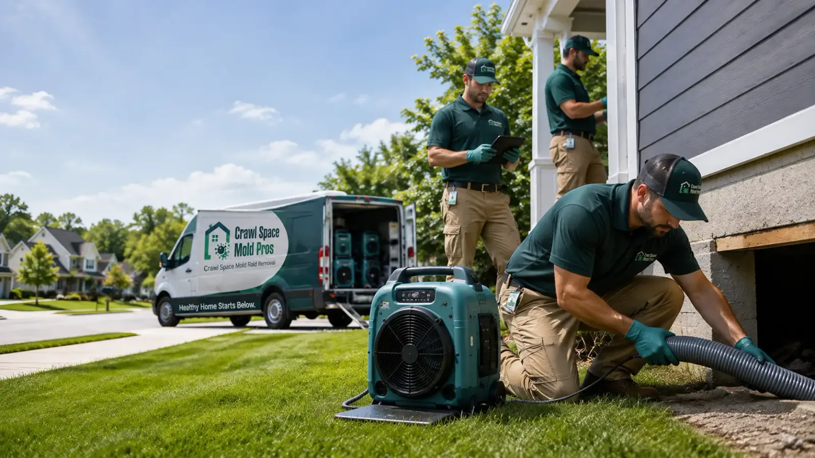 Crawl Space Mold Removal in Adelphi, MD
